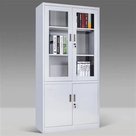 steel cabinet glass door|glass door cabinet with drawers.